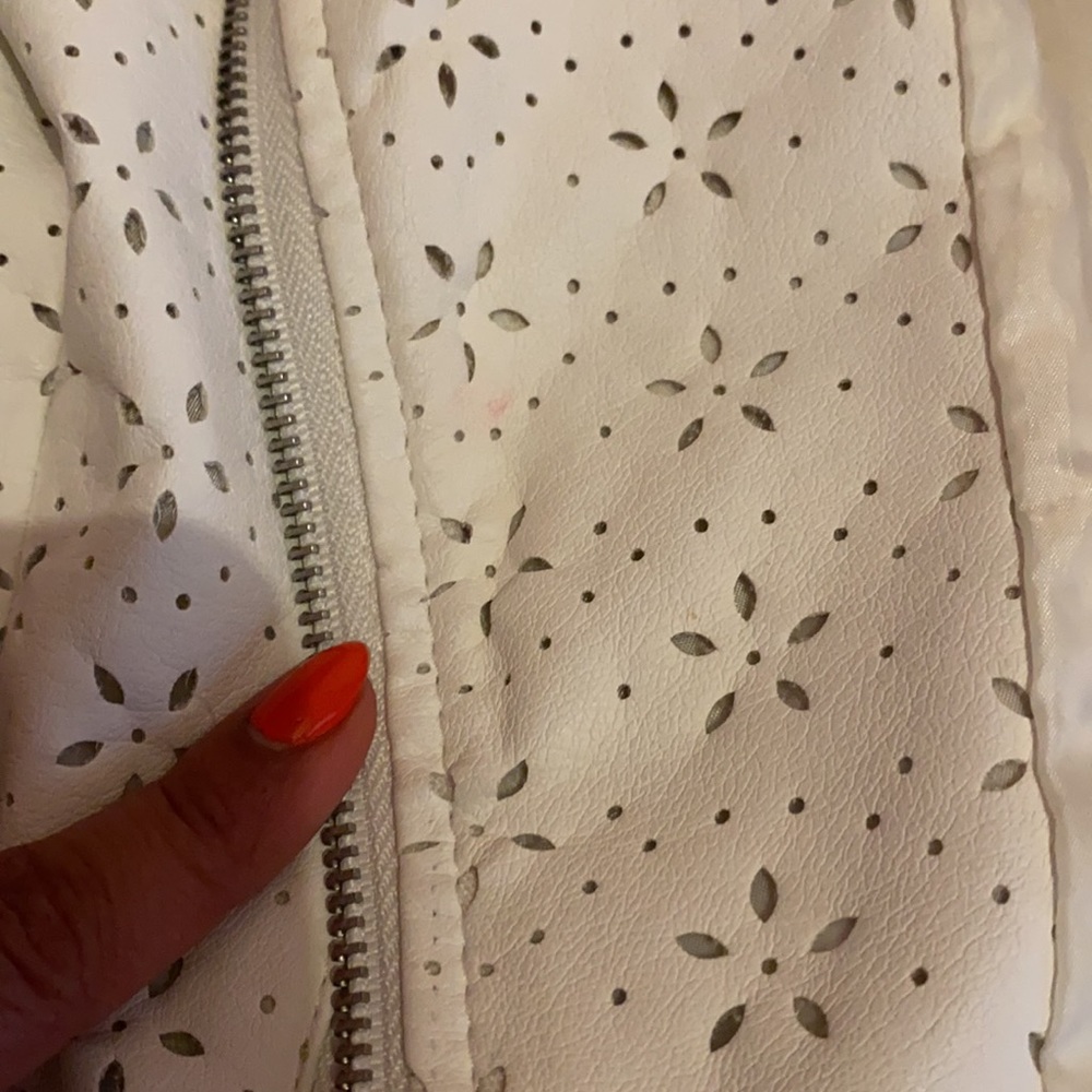✨ME JANE leather white jacket - Picture 8 of 11